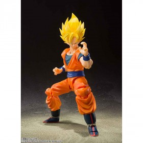 Bandai S.H.Figuarts Dragon Ball Z Super Saiyan Full Power Son Goku Figure (orange)