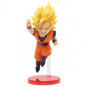 Banpresto Dragon Ball Z Dokkan Battle 5th Anniversary World Collectable Figure - 2 Super Saiyan 2 Son Goku (orange)