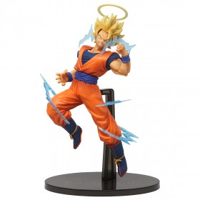 Banpresto Dragon Ball Z Dokkan Battle Collab Super Saiyan 2 Goku Figure (orange)