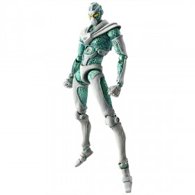Medicos Super Action Statue JoJo's Bizarre Adventure Part 3 Stardust Crusaders Hierophant Green Chozokado Figure (green)