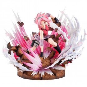 MegaHouse Naruto Gals DX Haruno Sakura Ver 3 Figure (pink)