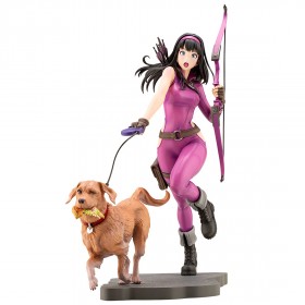 Kotobukiya Marvel Universe Marvel Hawkeye Kate Bishop Bishoujo Statue (pink)