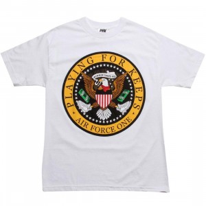 Playing For Keeps Eagle AF1 Tee (white)