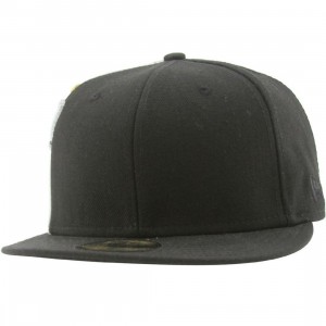 The Hundreds Side TH New Era Fitted Cap (black)