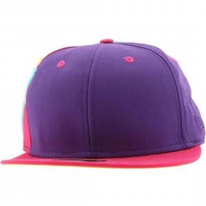 The Hundreds Side TH New Era Fitted Cap (purple)