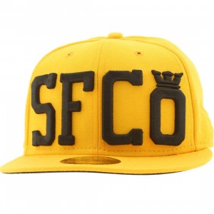 Supra SFCO New Era Fitted Cap (yellow)