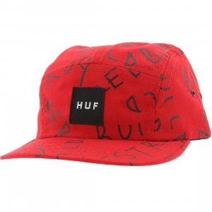 Huf Build Destroy Rebuild Cap (red)