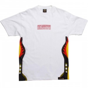 Sneaktip 5 Fire Tee (white / red)