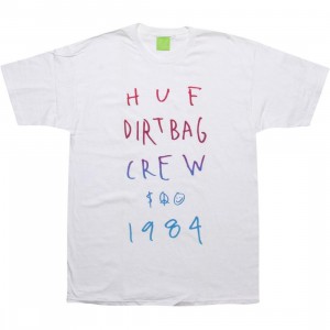 Huf 1984 Dirtbag Crew Tee (white)