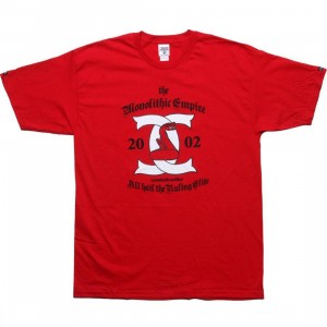 Crooks and Castles Monolithic Scroll Tee (red)