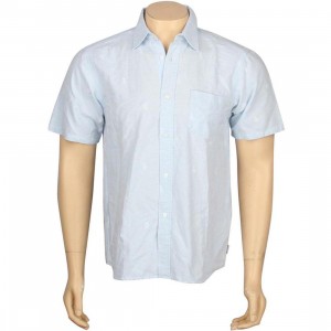 Stussy City Short Sleeve Shirt (blue)