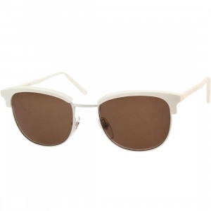 Super Sunglasses Terazzo - Crociera (silver / brown)