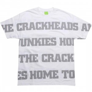 Huf Home of Crackhead and Junkie Tee (white)