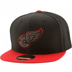American Needle Detroit Red Wings Star Child Snapback Cap (black / gray / red)