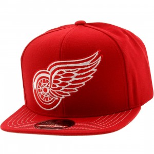 American Needle Detroit Red Wings Mammoth Snapback Cap (red / red)