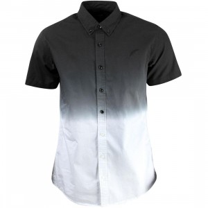 Publish Men Omer Button Up Short Sleeve Shirt (black)