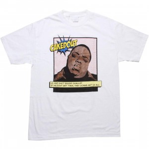 Caked Out Big Pop Tee (white)