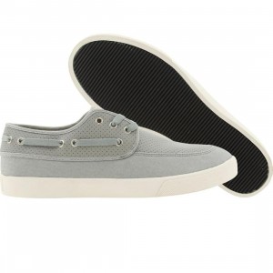 Generic Surplus Boat Shoe Perf Leather (grey)