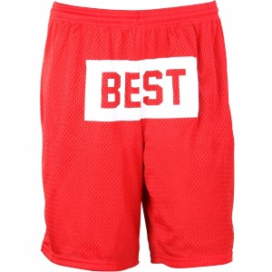 Breezy Excursion Men Best Block Shorts (red)