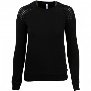 RVCA Women Grid Locked Sweater (black)