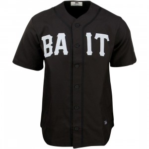 BAIT Men Sluggers Baseball Jersey (black / gray)