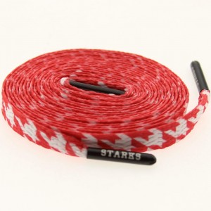 Starks Laces - Houndstooth Red