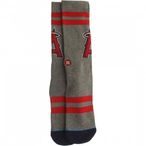Stance x MLB LA Angels LTBU Socks (red / gray)