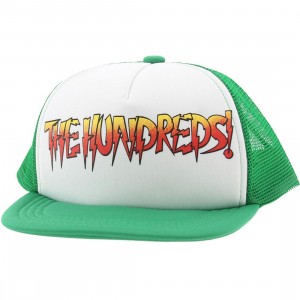The Hundreds Rowdy Snapback Cap (green / white)