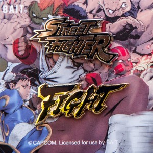 BAIT x Street Fighter Logo Fight 2 Pins (black)