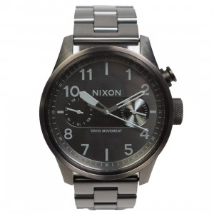 Nixon Safari Deluxe Watch (gray / gunmetal)