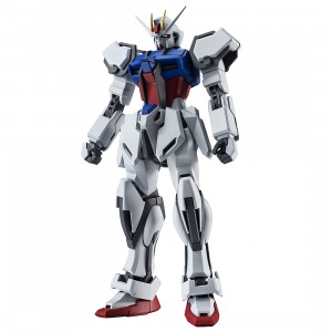 Bandai The Robot Spirits Mobile Suit Gundam Seed Side MS GAT-X105 Strike Gundam Ver. A.N.I.M.E. Figure (white)