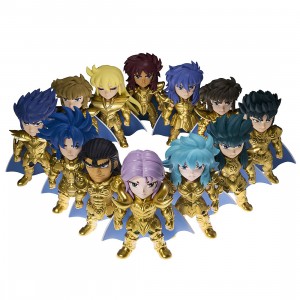 Bandai Tamashii Nation Box Saint Seiya ARTlized The Supreme Gold Saints Assemble! Figures (gold)