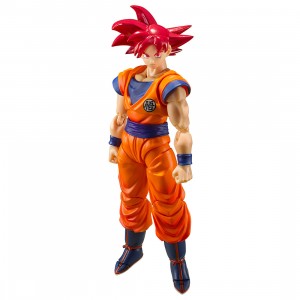 Bandai S.H.Figuarts Dragon Ball Super Super Saiyan God Son Goku Saiyan God of Virtue Figure (orange)