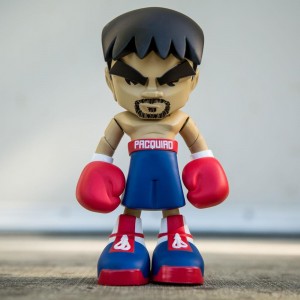 MINDstyle Collectormates Manny Pacquiao 7 inches Vinyl Figure - Fight of The Century (blue)