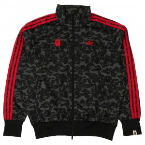 Adidas x Bape Men Football All Over Print Track Top (black)