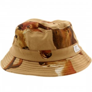 Akomplice Deer Head Bucket Hat (brown)