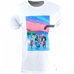 Akomplice Fountain Of the Wealthy Tee (white)