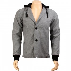 Akomplice Hooded Sport Jacket (heather grey)