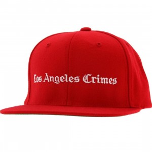 Akomplice LA Crimes Snapback Cap (red / white)