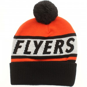 American Needle Philadelphia Flyers Voice Call Knit Beanie (orange / white / black)