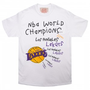 After School Special x NBA Men Lakers Championship Tee (white)