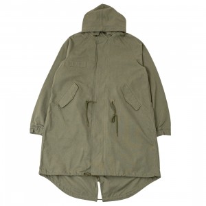 BAIT Men Fishtail Parka Jacket (green)