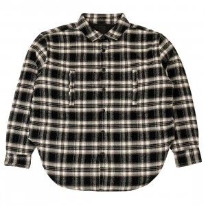 BAIT Men Plaid Puffy Shirt (plaid)