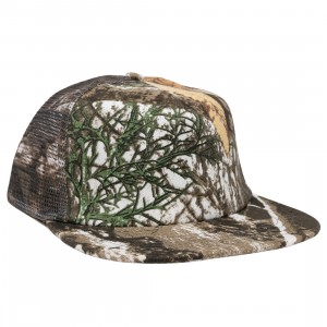 BAIT Men Trucker Hat  (camo/ camo mesh)