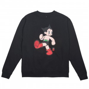 BAIT x Astro Boy Men Vintage Crewneck Sweater (black)