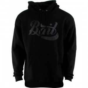 BAIT Script Logo Pullover Hoody (black / black)