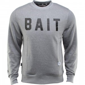 BAIT Invisible Pockets Fitted Crewneck (gray)