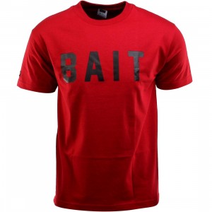 BAIT Logo Tee (red / cardinal red / black)