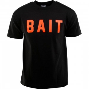 BAIT Logo Tee (black / orange)