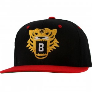 BAIT Tiger Snapback Cap (black / red / yellow)